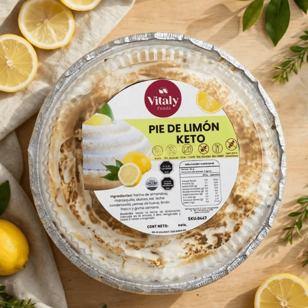 Pie de limon keto familiar 1 kg