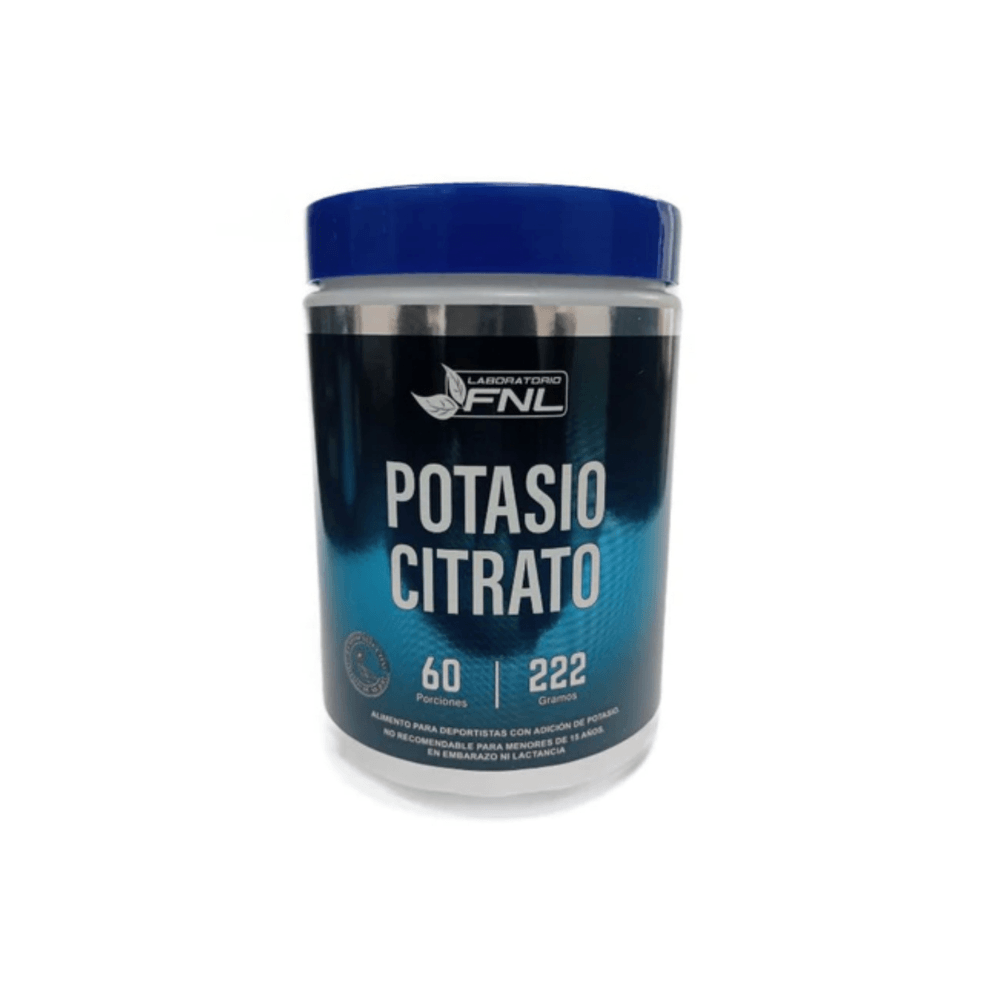 Potasio citrato en polvo 222 g 6 porciones
