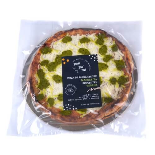 Pizzas sin gluten de masa madre 26 cm