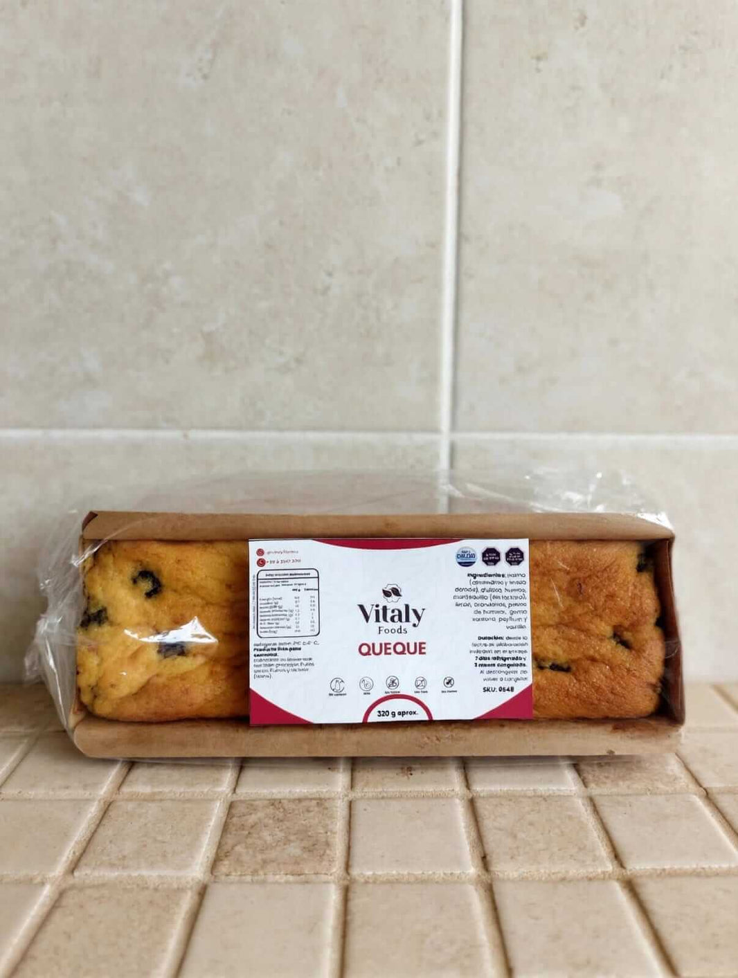 Queque keto sin azúcar 330 g