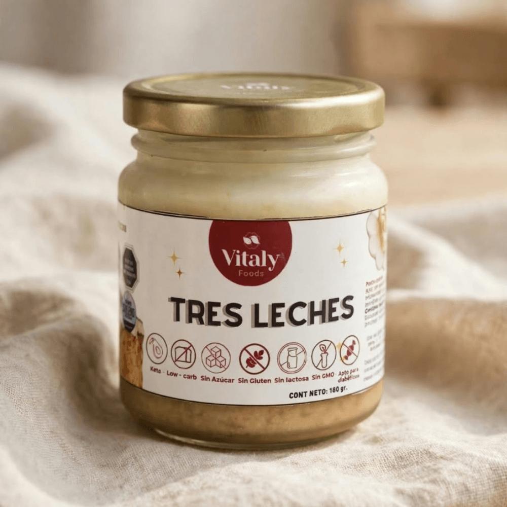 Tres leches keto sin azúcar 180 g
