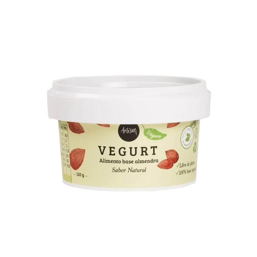 Vegurt base de almendra sabor natural 150 g
