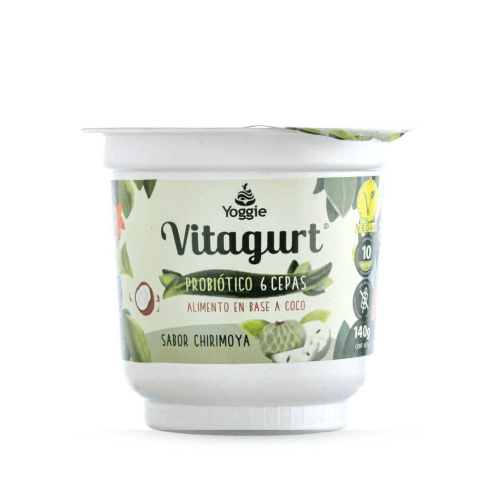 Yogurt vegetal en base a coco sabor chirimoya 140 g