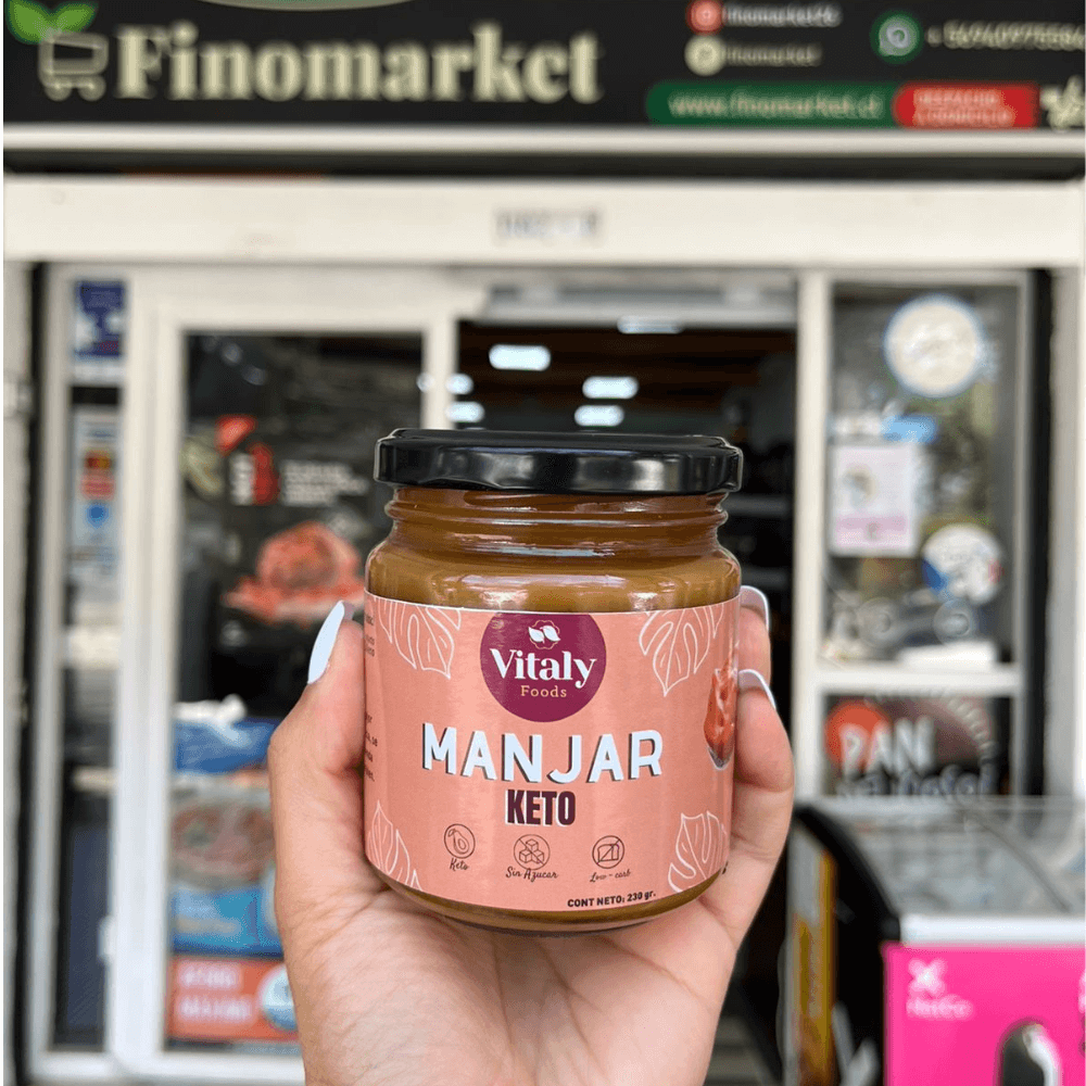 Manjar sin azúcar, keto, sin gluten, sin lactosa 230 g