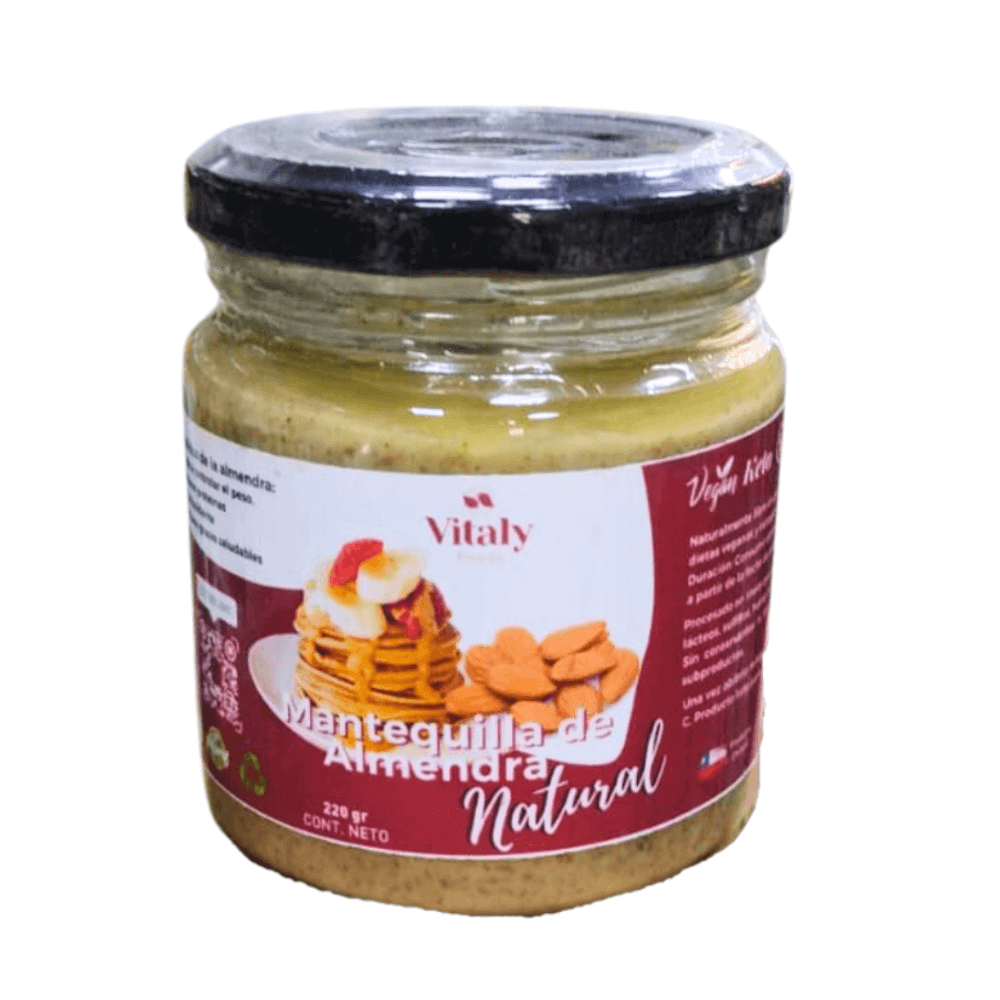 Mantequilla de almendras natural