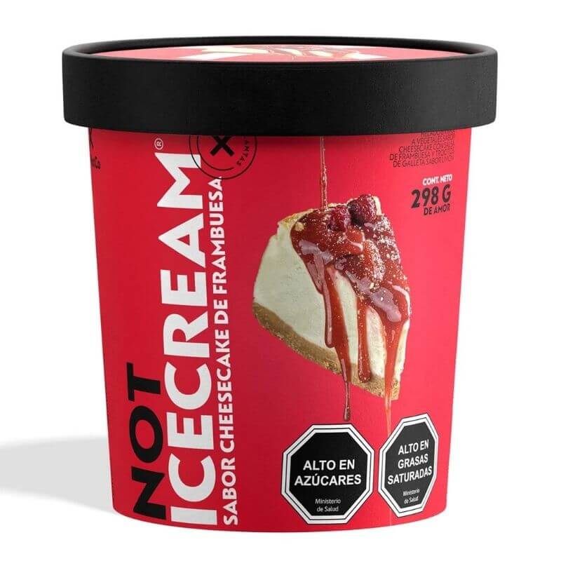 Helado vegano cheesecake frambuesa 298 g
