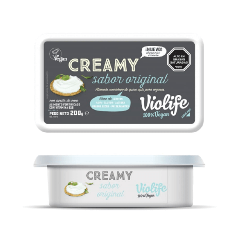 Queso crema vegano sabor original 200 g