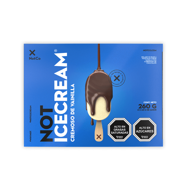 Helado vegano en paleta vainilla 65 g